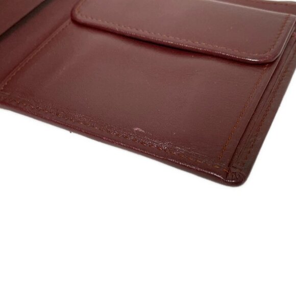 Cartier Must Line - Bordeaux Leather Bifold Wallet 118-081125 - Picture 6 of 9